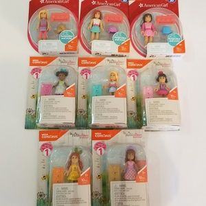 American doll mega construx bundle 8